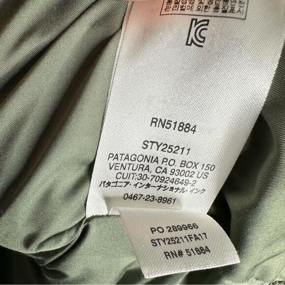 Patagonia fleece los gatos beautiful green women’s jacket size Medium full zip - Picture 4 of 4
